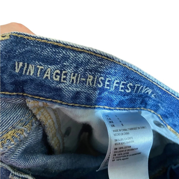 American Eagle Outfitters Blue Jean Shorts - Picture 7 of 8